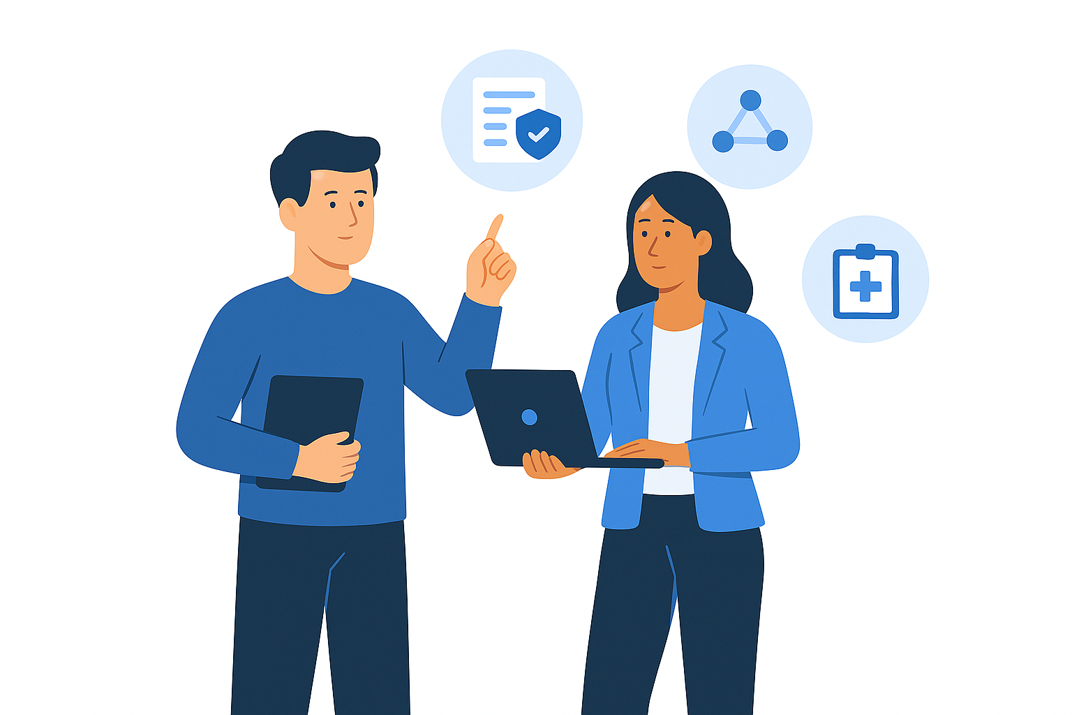 Connected healthcare policy management